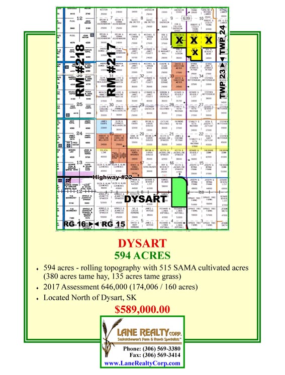 East Central Saskatchewan Farmland, Farms, and Ranches for Sale