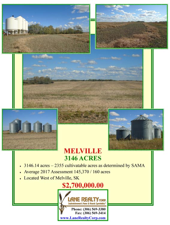 East Central Saskatchewan Farmland, Farms, and Ranches for Sale