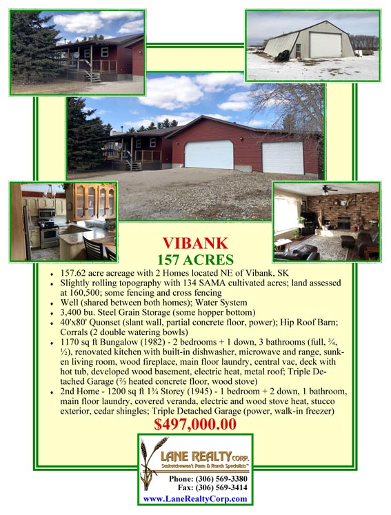 Southeast Saskatchewan Farmland, Farms, and Ranches for Sale