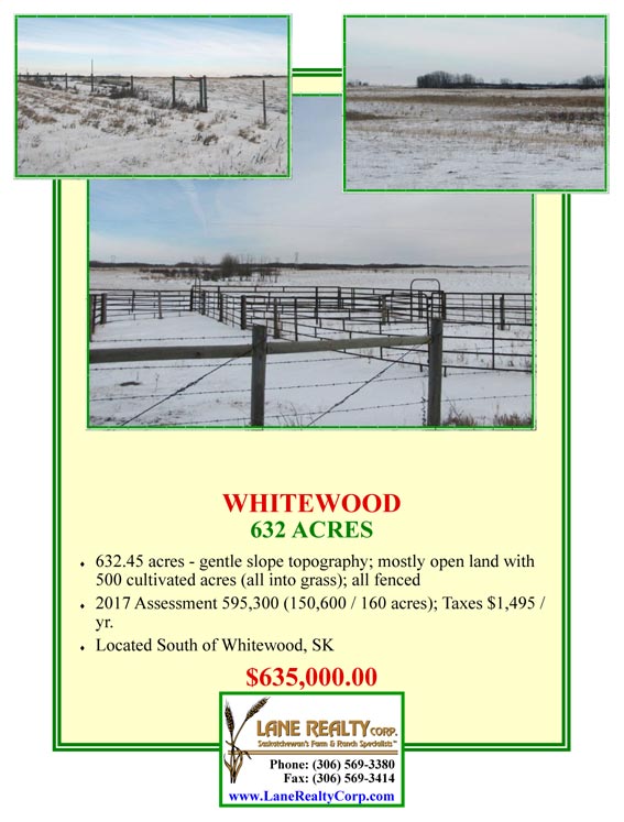 Southeast Saskatchewan Farmland, Farms, and Ranches for Sale