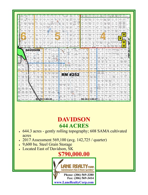 West Central Saskatchewan Farmland, Farms, and Ranches for Sale