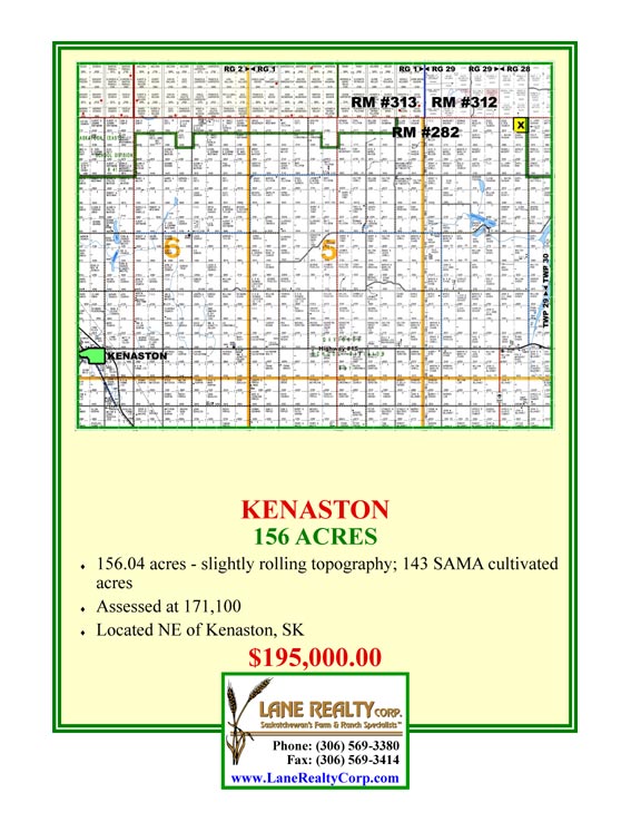 West Central Saskatchewan Farmland, Farms, and Ranches for Sale