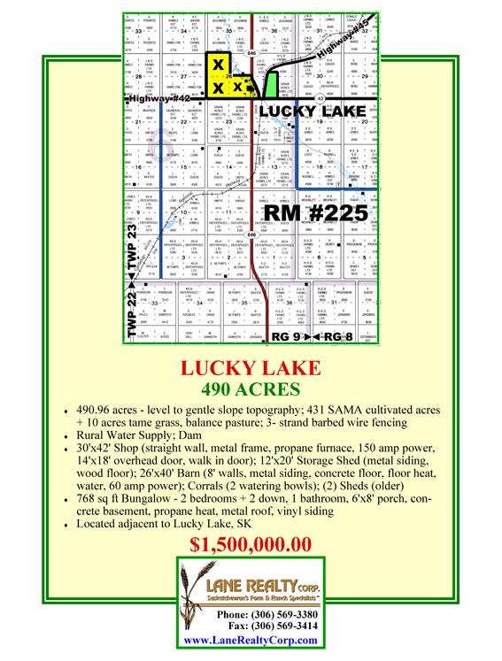West Central Saskatchewan Farmland, Farms, and Ranches for Sale